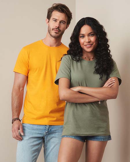 Rundhals-T-Shirt für Herren und Damen