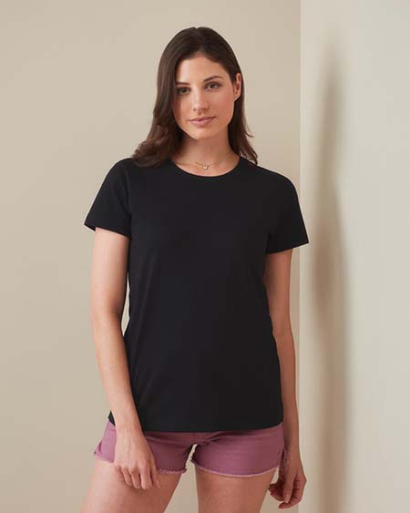 Rundhals-T-Shirt für Damen